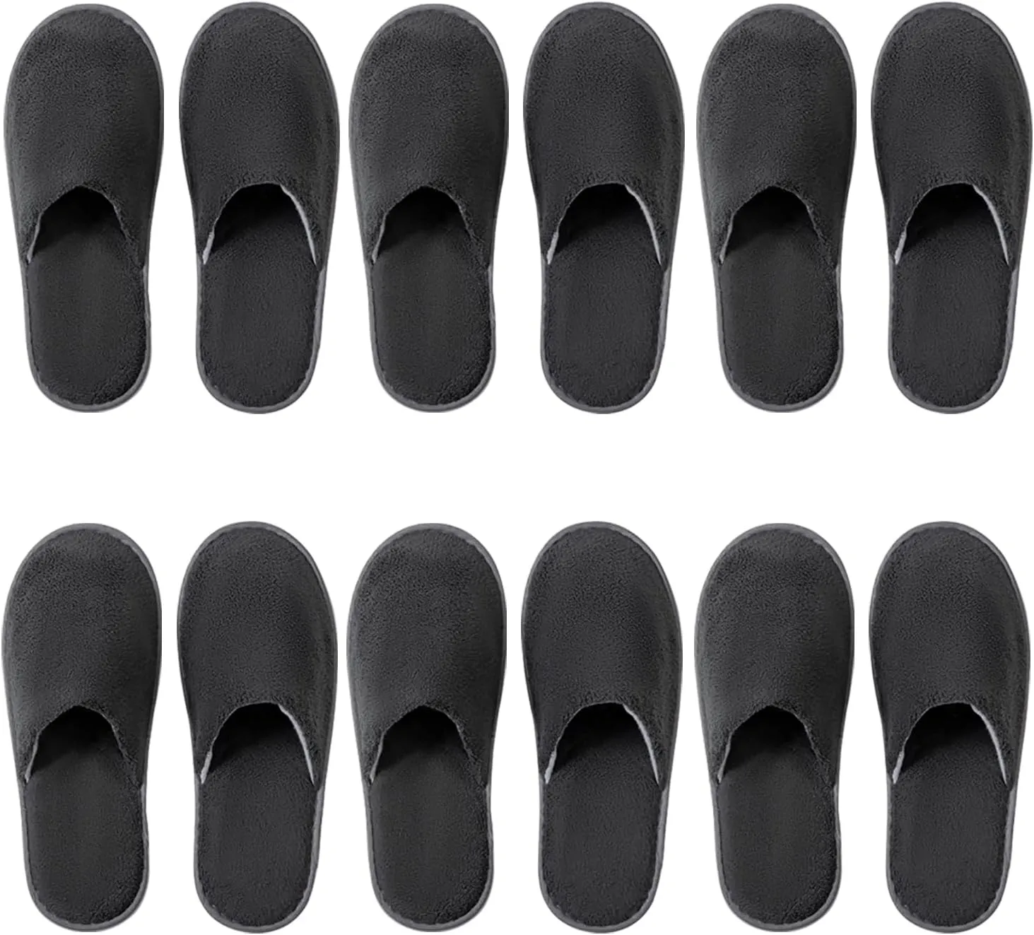 6-9 Pairs Spa Slippers, Non Slip Disposable Slippers For Guest, Washable Reusable, Which Can Be Used As Women Men, House, Indoor, Bathroom, Bedroom, Hotel, Bride Slippers