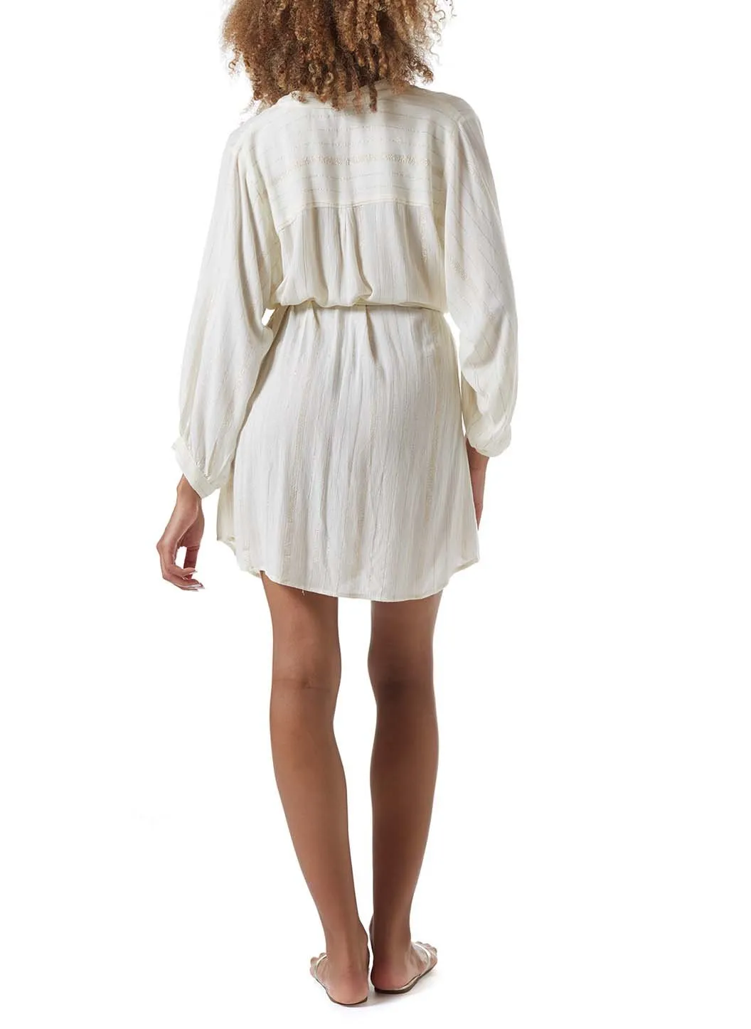 Alexandra Gold Stripe Dress