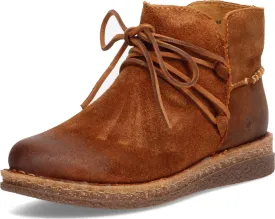 Born Calyn Brown Leather Fashion Lace Up Rounded Toe Mountain Travel Ankle Boots