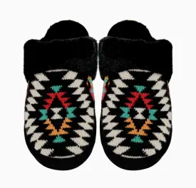 C.C Beanie Aztec Slippers (Black)