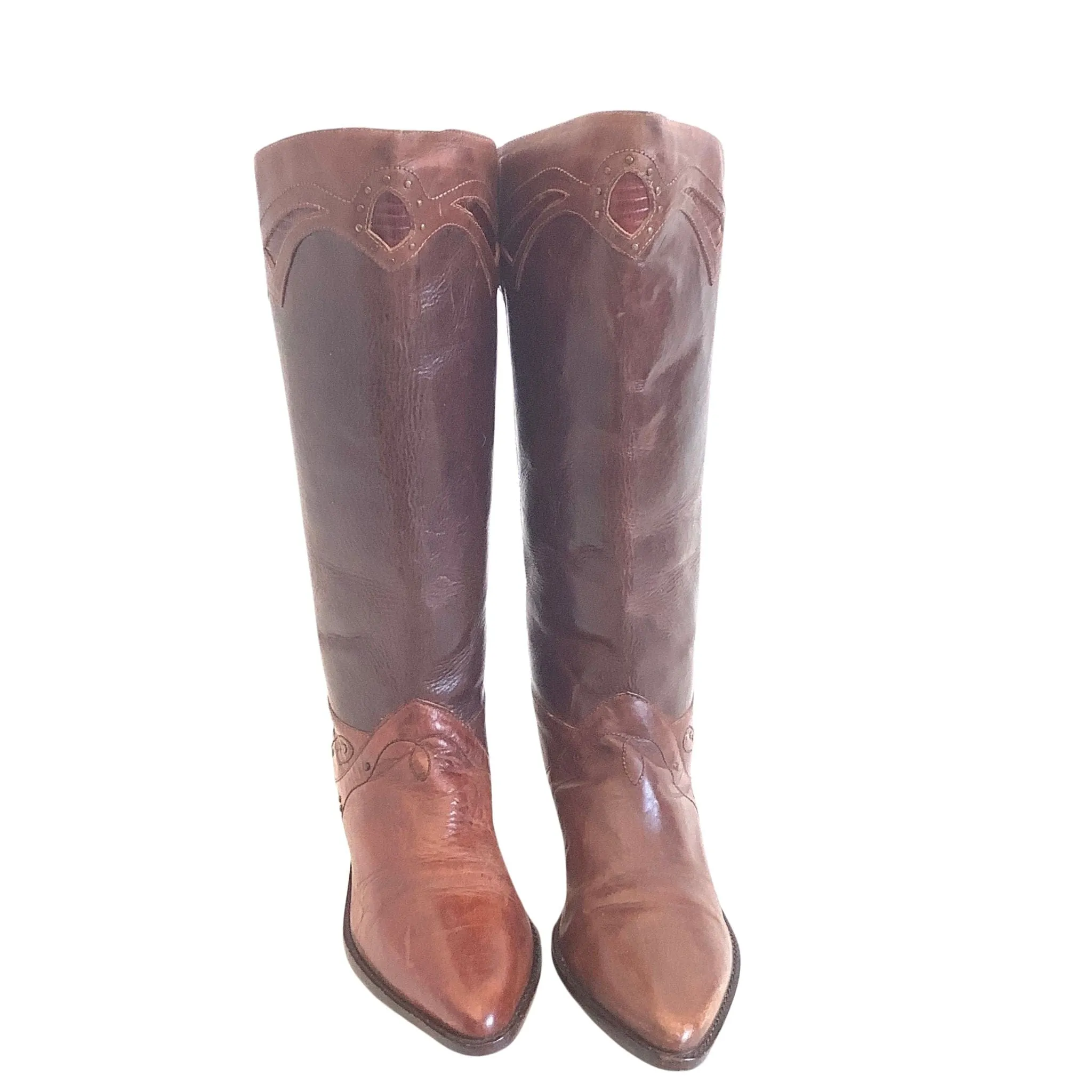 Circles Flat Western Boots