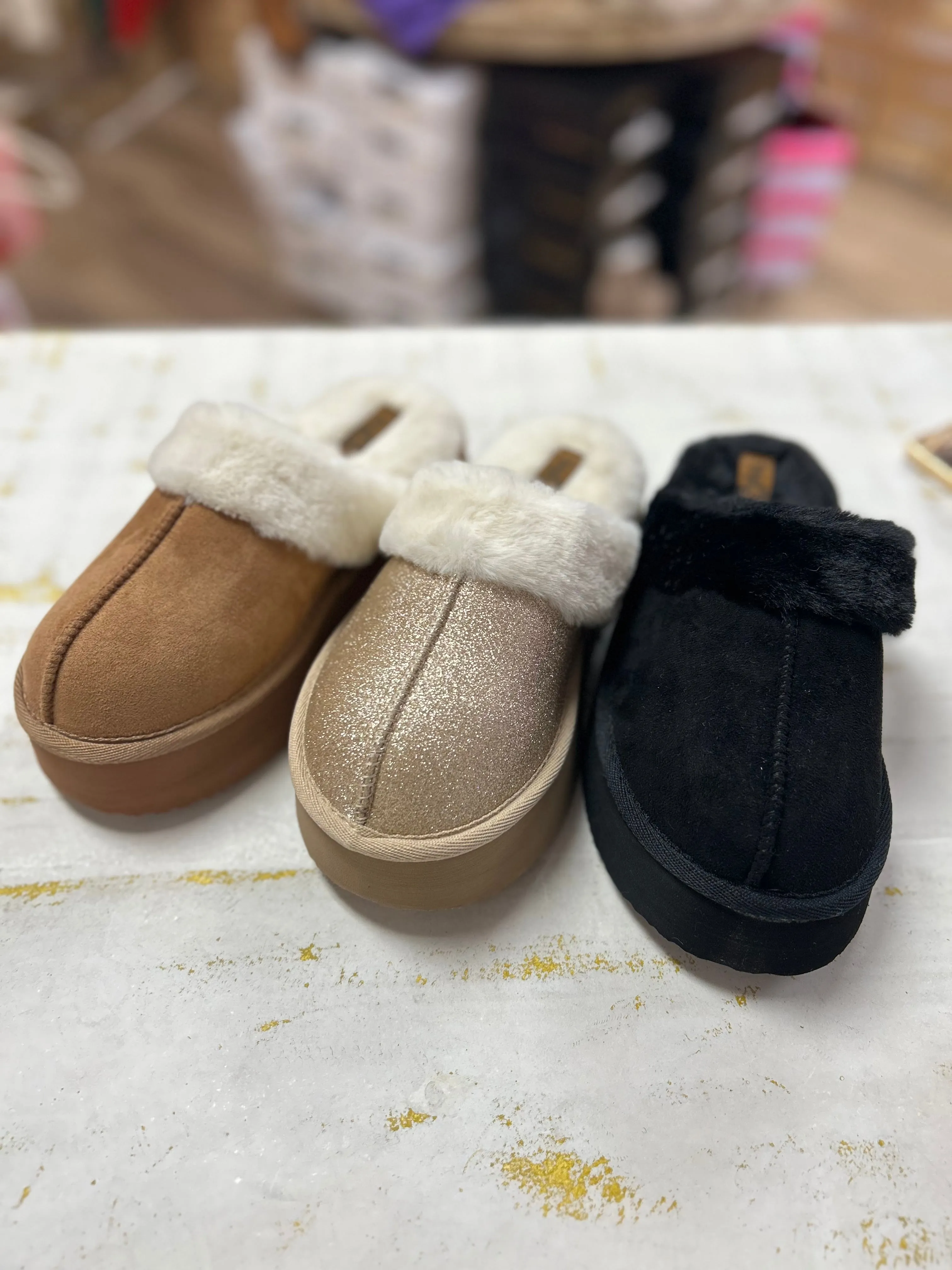 Delaney Platform Slippers
