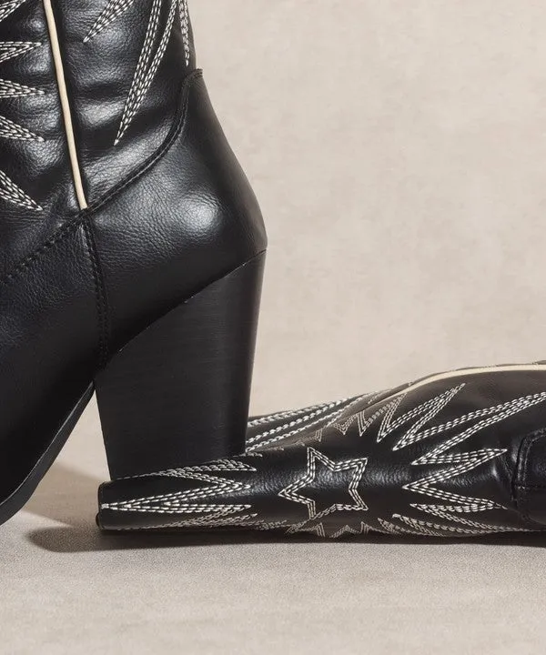 Emersyn Starburst Embroidery Boots RESTOCK