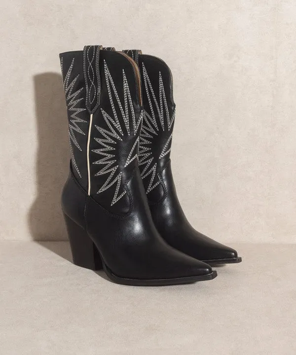 Emersyn Starburst Embroidery Boots RESTOCK