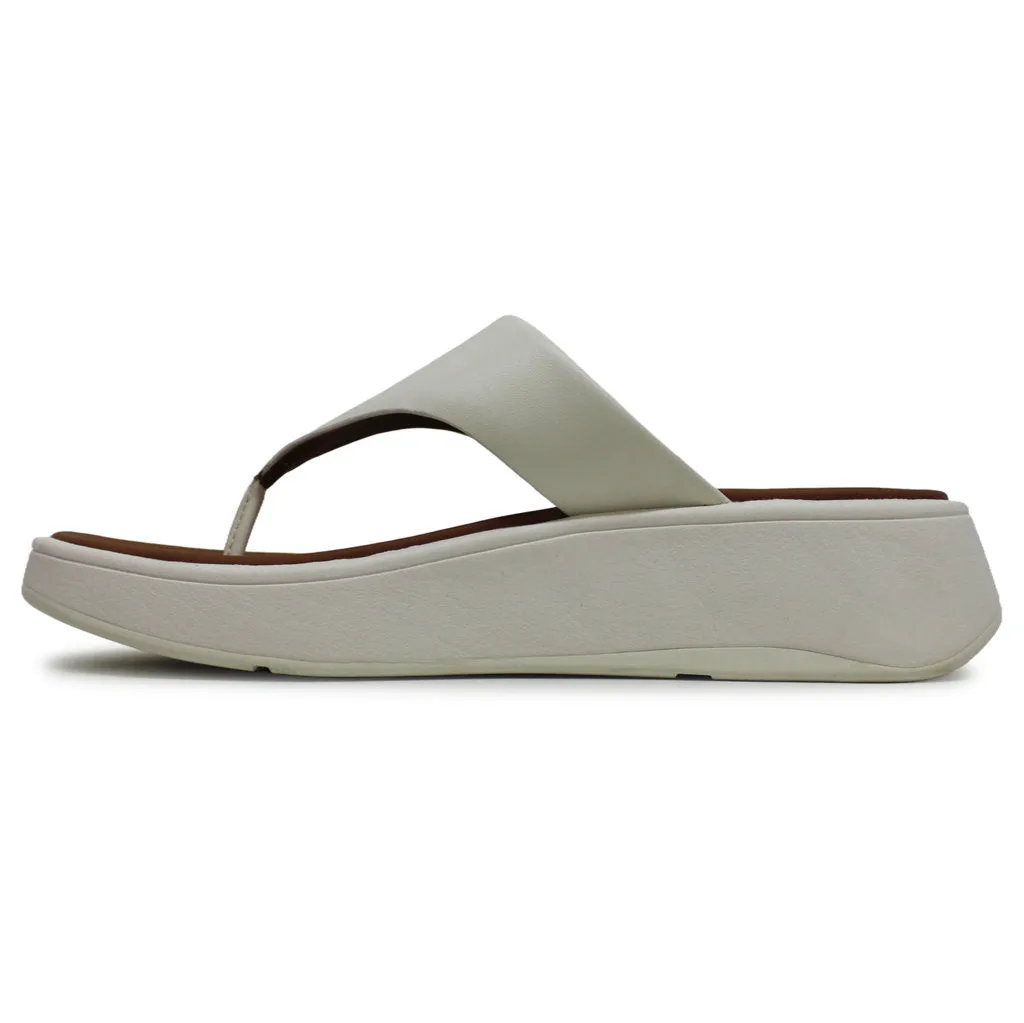 FitFlop F Mode Leather Platform Toe Post Leather Women's Toe Post Sandals