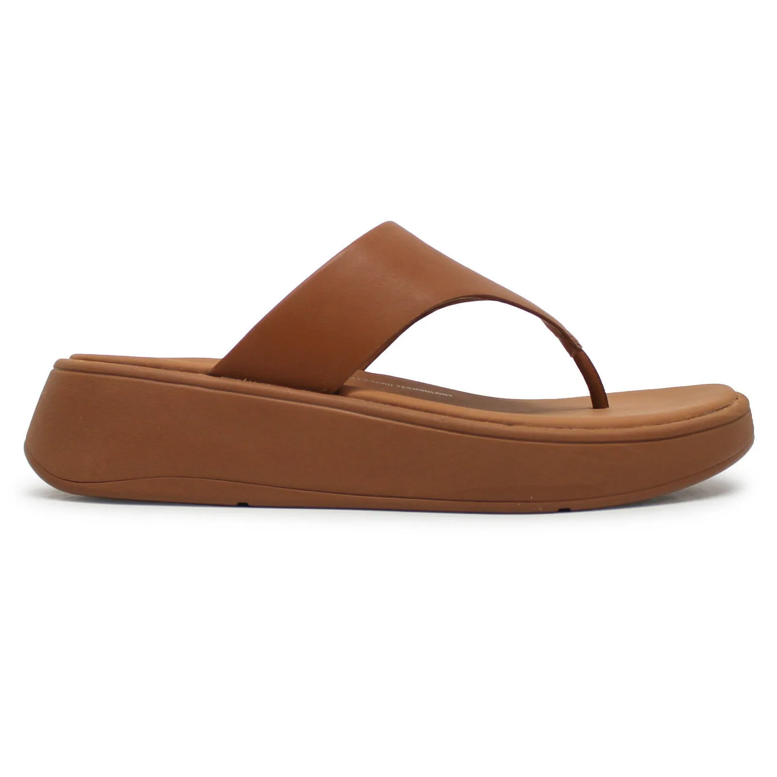 FitFlop F Mode Leather Platform Toe Post Leather Women's Toe Post Sandals