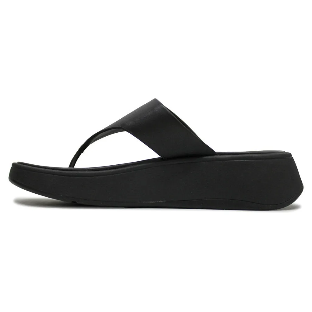 FitFlop F Mode Leather Platform Toe Post Leather Women's Toe Post Sandals