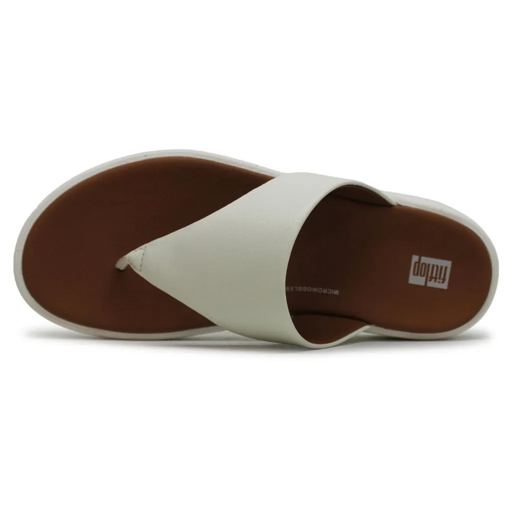 FitFlop F Mode Leather Platform Toe Post Leather Women's Toe Post Sandals