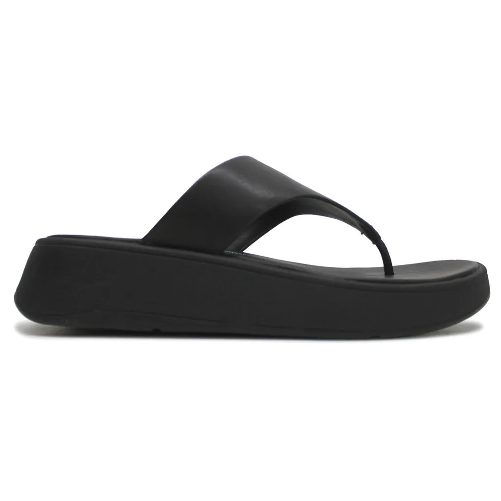 FitFlop F Mode Leather Platform Toe Post Leather Women's Toe Post Sandals