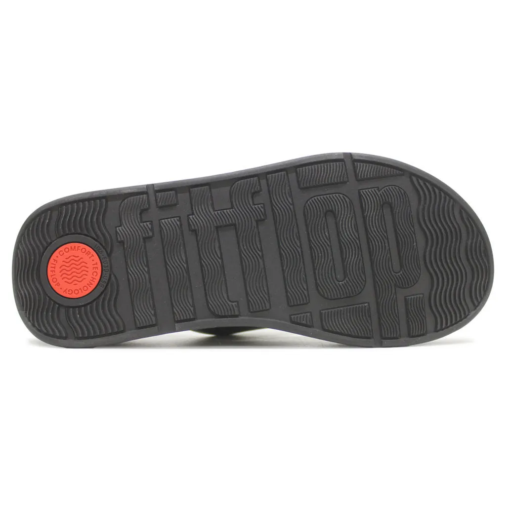 FitFlop F Mode Leather Platform Toe Post Leather Women's Toe Post Sandals
