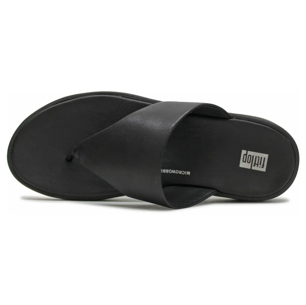 FitFlop F Mode Leather Platform Toe Post Leather Women's Toe Post Sandals