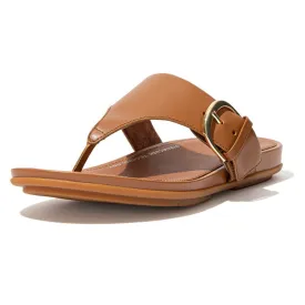 FitFlop Gracie Toe-Post Sandals Light Tan