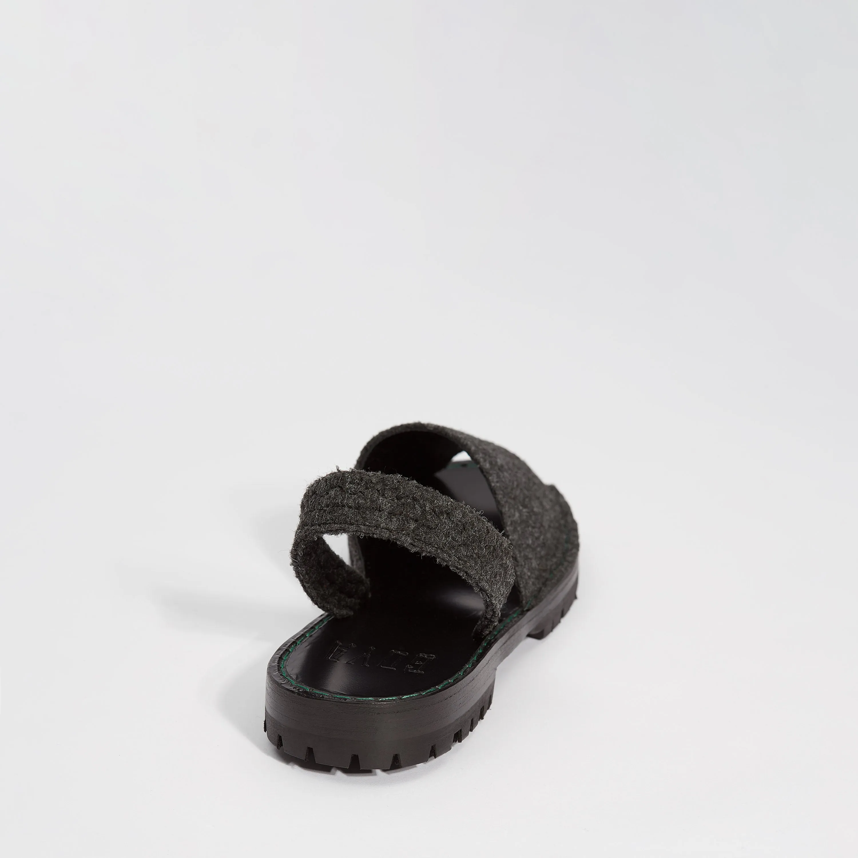 GOYA Carbon Woven Felt Sandals