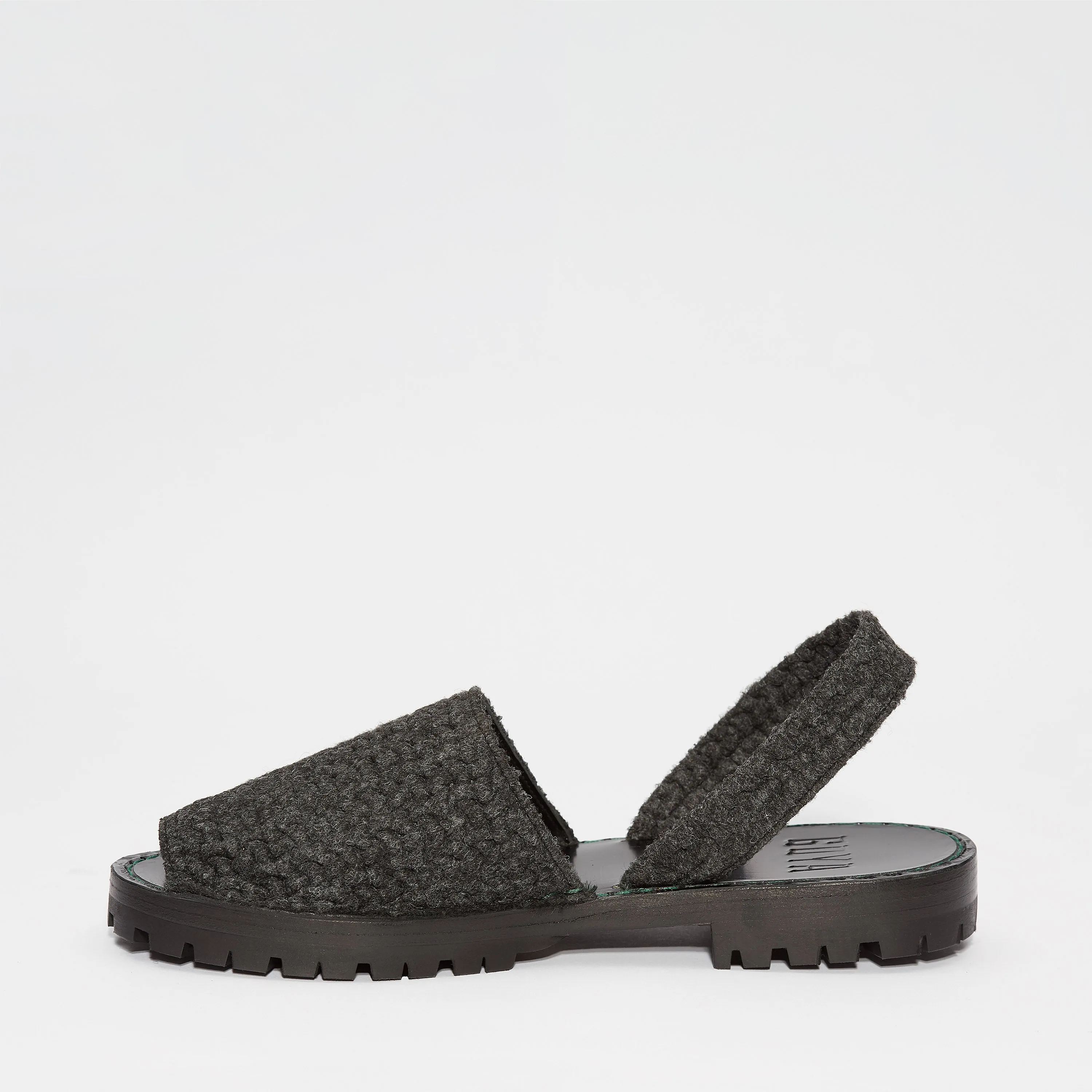 GOYA Carbon Woven Felt Sandals