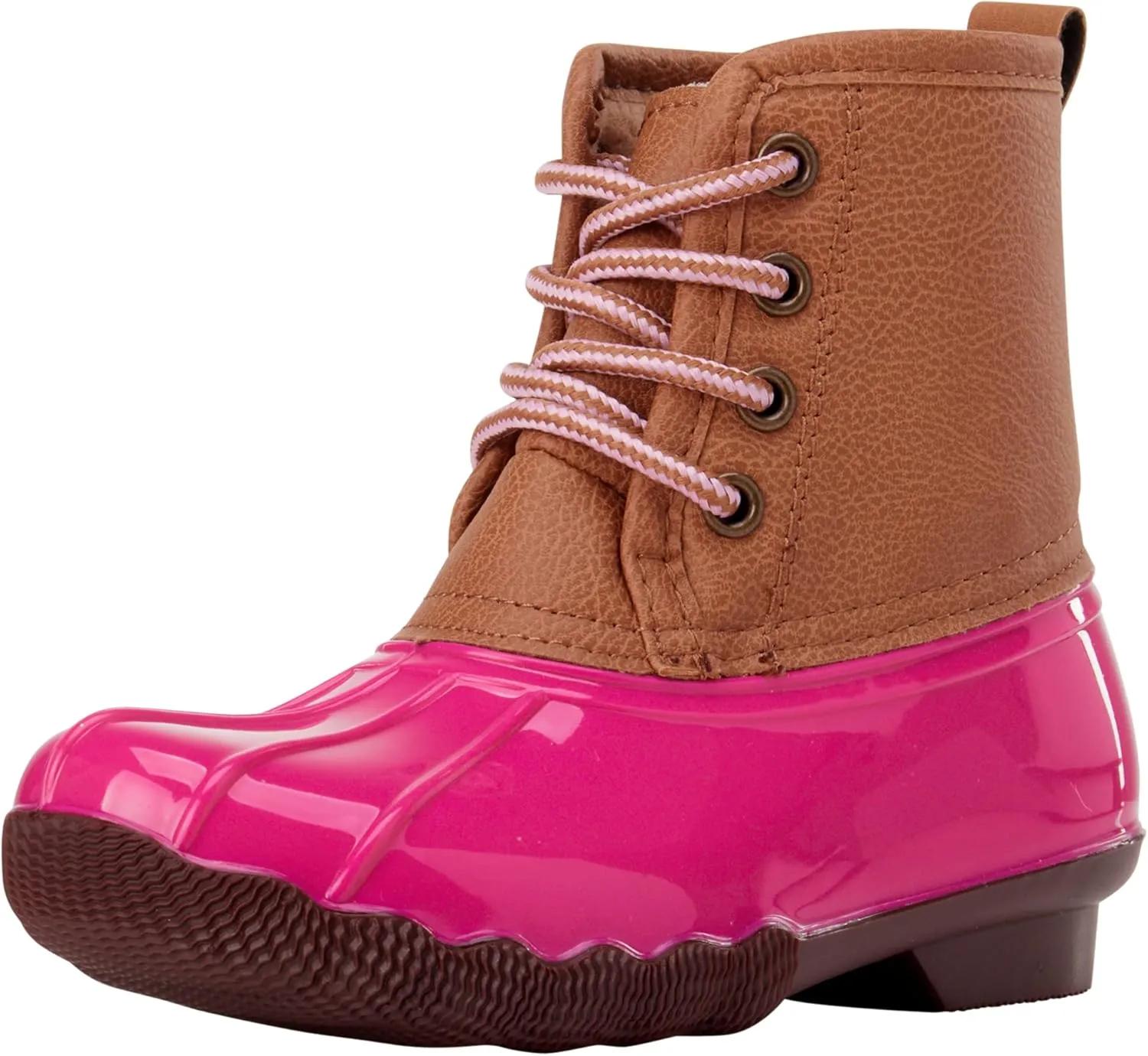 Josmo Girls' Rain Boots - Waterproof Duck Boots with Glitter