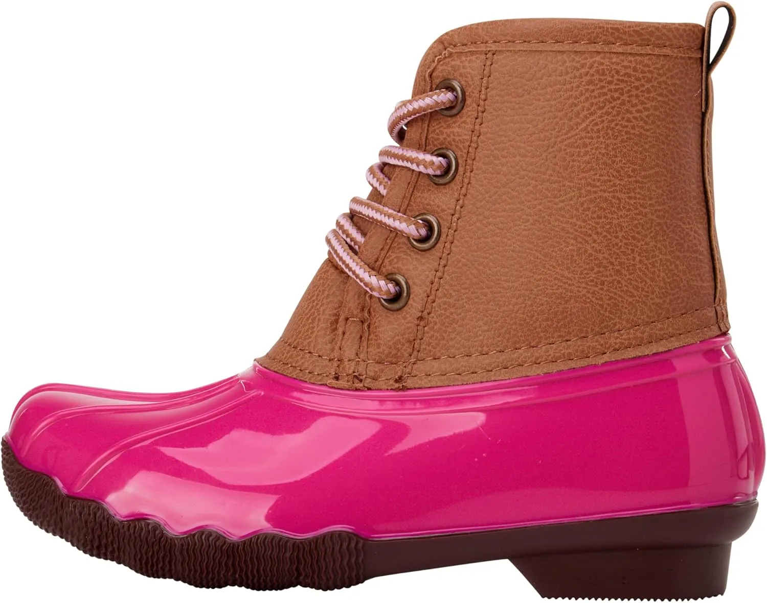 Josmo Girls' Rain Boots - Waterproof Duck Boots with Glitter