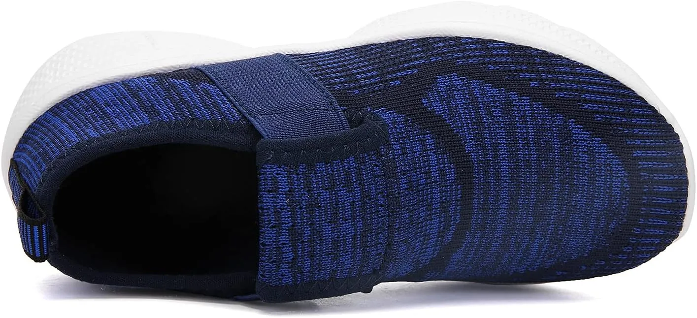 Kids Lightweight Breathable Loafer Walking Shoes Easy Walk Sport Running Sneaker Casual Slip-on Shoe for Boys Girls