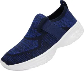 Kids Lightweight Breathable Loafer Walking Shoes Easy Walk Sport Running Sneaker Casual Slip-on Shoe for Boys Girls