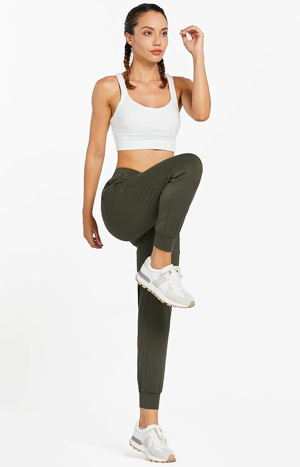 Libin Women's Joggers Pants Athletic Running Petite/Regular/Tall Sweatpants with Pockets Tapered Casual Workout Pants