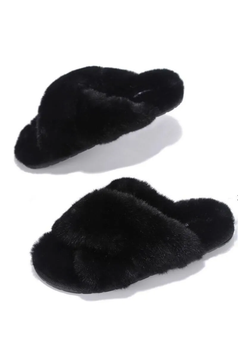 Mayberry Faux Fur Slippers
