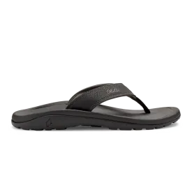 Olukai Ohana Sandal-Black/Dk Shadow