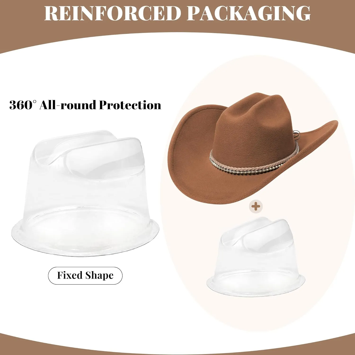 SAJUZEN Cowboy Hats for Women and Men with Wide Brim Felt Western Hats for Cowgirls and Cowboys