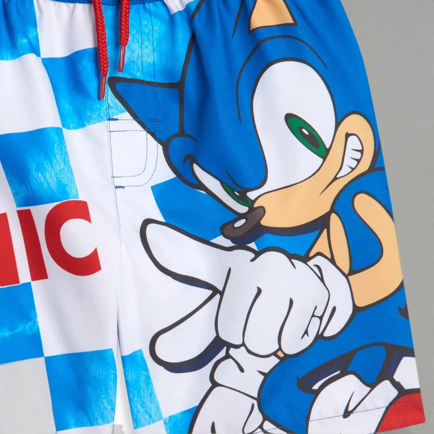 SEGA Sonic The Hedgehog UPF 50  Swim Trunks Toddler to Big Kid Sizes (4T - 14-16)