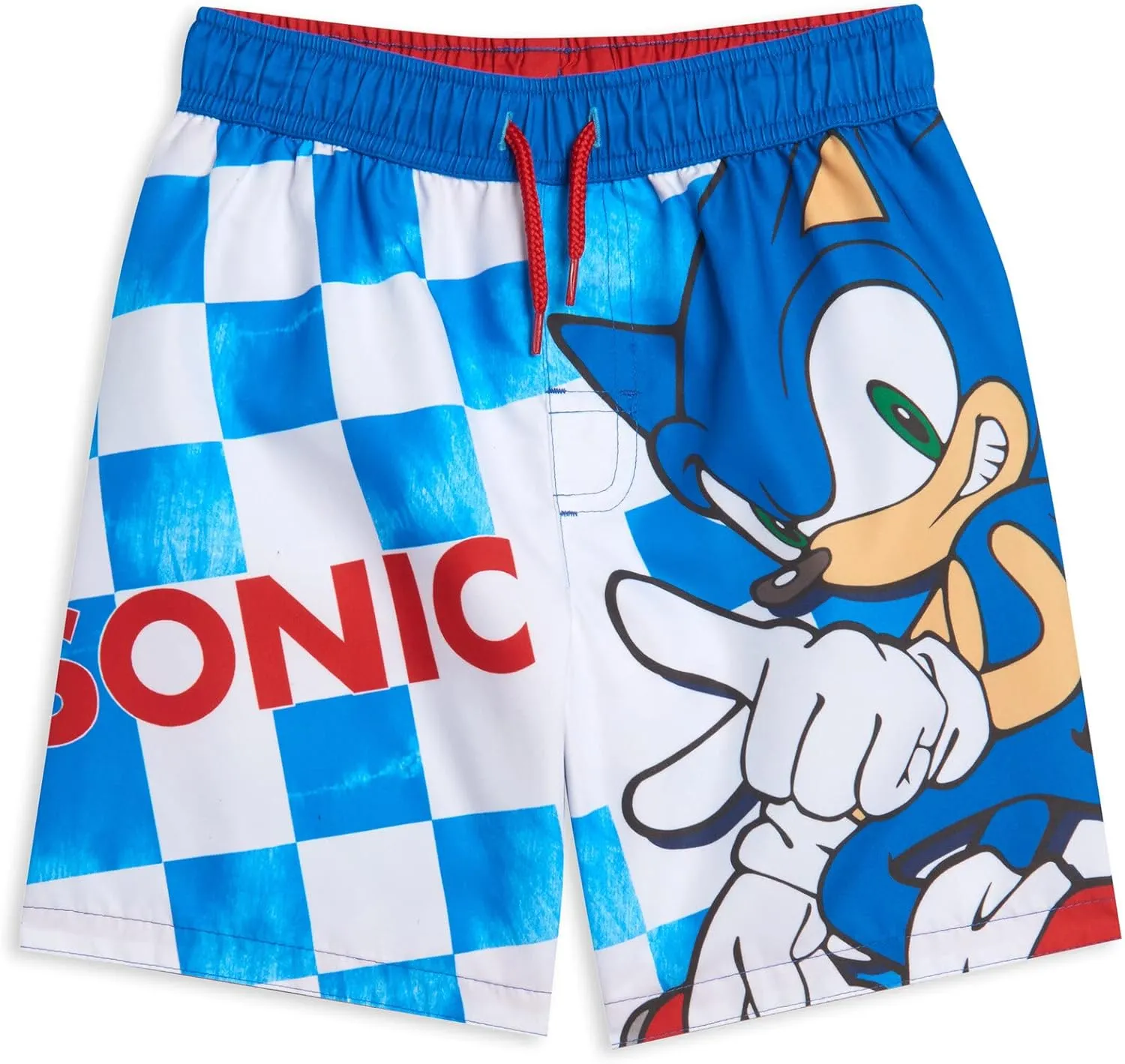 SEGA Sonic The Hedgehog UPF 50  Swim Trunks Toddler to Big Kid Sizes (4T - 14-16)