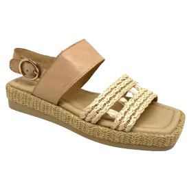 Shima - Dark Camel/Synthetic Raffia