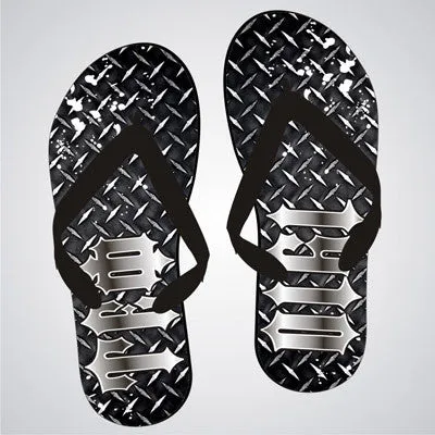 Tau Epsilon Phi Diamond Plate Flip-Flops - SBL100 - SUB