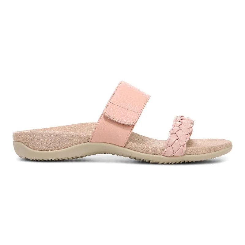 Vionic Women's Jeanne Slide Sandals- Rose