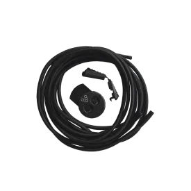 Vivobarefoot Toggle Laces Kids Plain Black