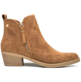 XTI Ladies Laser Cut Western Ankle Boot
